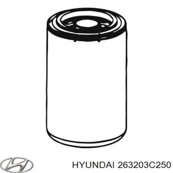 Compre 263203C250 Hyundai/Kia Filtro de óleo