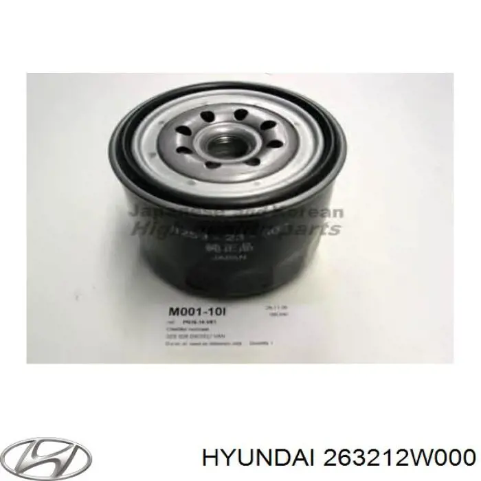 Filtro de óleo Hyundai/Kia 263212W000 preço, a partir de 10,53 USD
