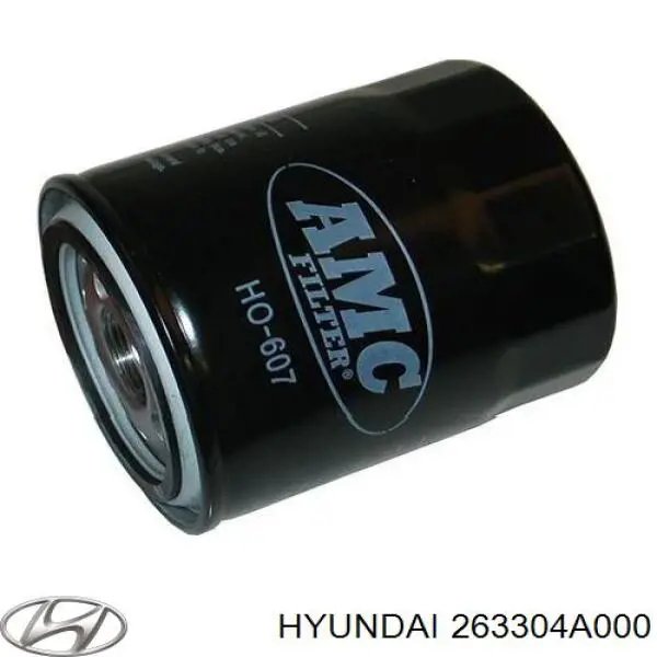 Filtro de óleo Hyundai/Kia 263304A000 preço, a partir de 11,83 USD