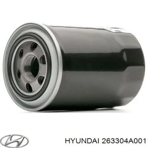 263304A001 Hyundai/Kia Filtro de óleo