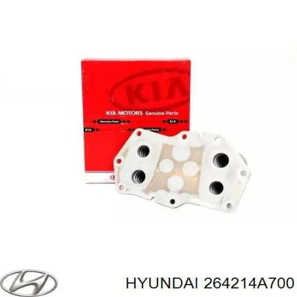 264214A700 Hyundai/Kia Radiador de óleo (frigorífico), debaixo de filtro