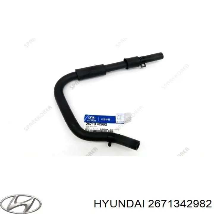Cano derivado de ventilação de cárter (de separador de óleo) Hyundai H-1 STAREX Starex A1