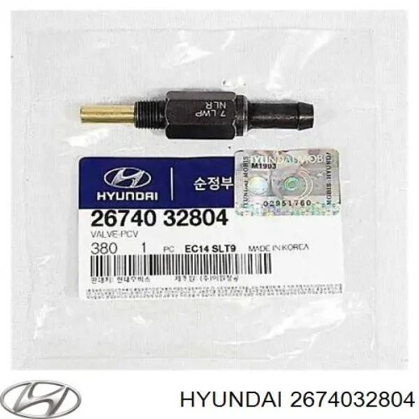 Válvula PCV de ventilação dos gases de cárter Hyundai/Kia 2674032804 preço, a partir de 9,26 USD
