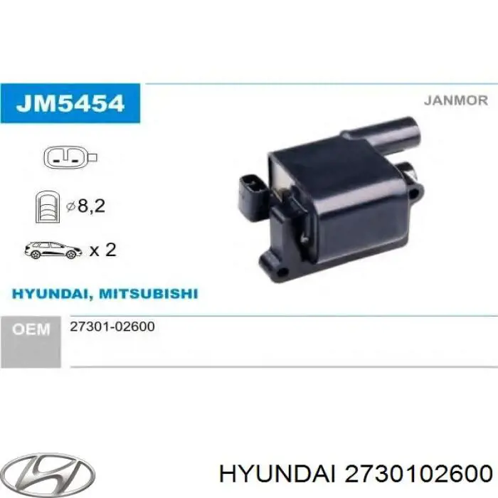 Compre 2730102600 Hyundai/Kia Bobina de ignição