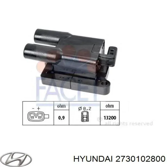 2730102800 Hyundai/Kia Bobina de ignição