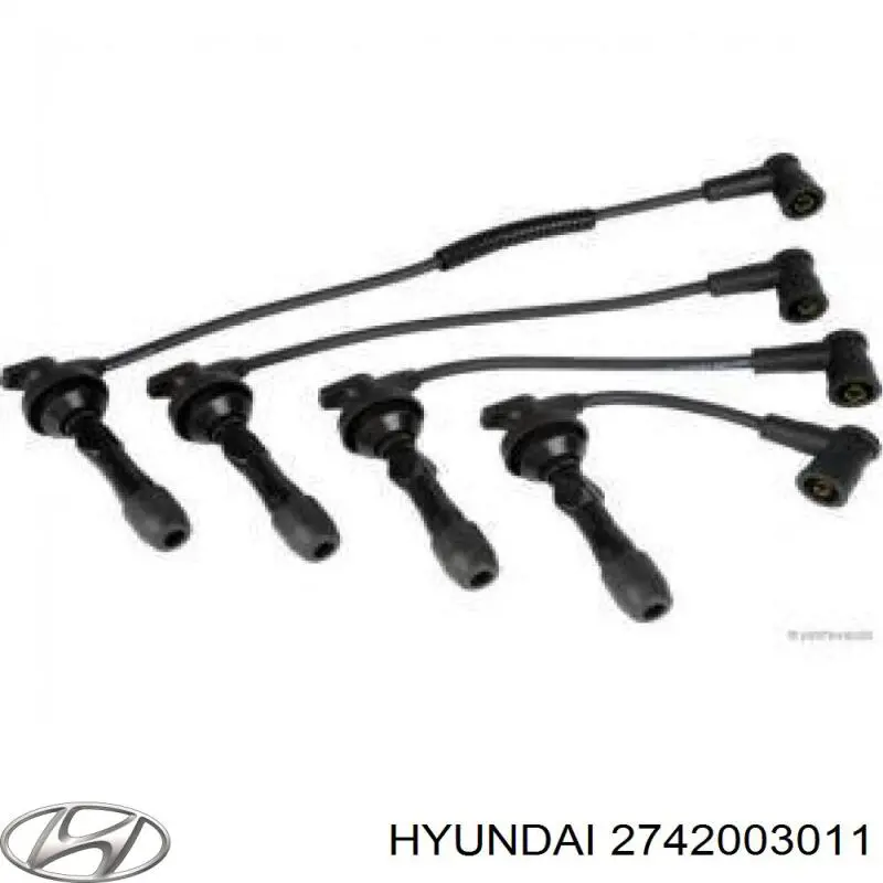 Fios de alta voltagem, kit para KIA Rio III UB