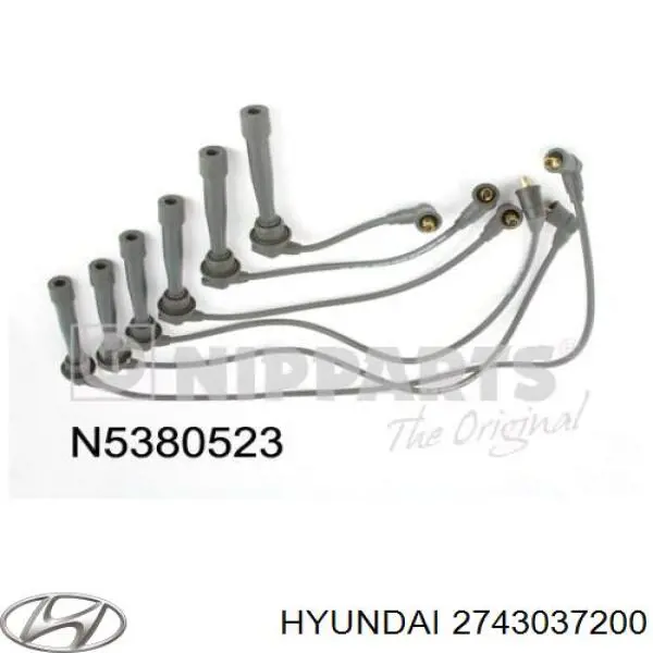 Compre 2743037200 Hyundai/Kia Fios de alta voltagem, kit