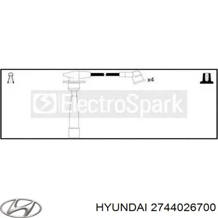 Compre 2744026700 Hyundai/Kia Fios de alta voltagem, kit