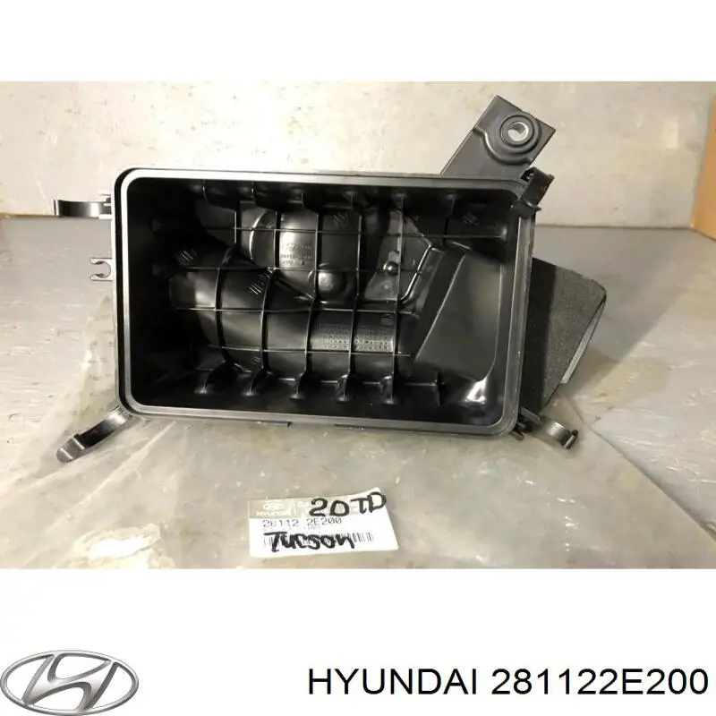 281122E200 Hyundai/Kia Caixa de filtro de ar, parte inferior