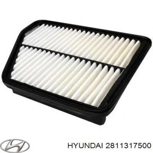 2811317500 Hyundai/Kia Filtro de ar