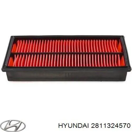 Filtro de ar 2811324570 Hyundai/Kia