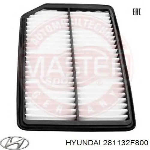 281132F800 Hyundai/Kia Filtro de ar