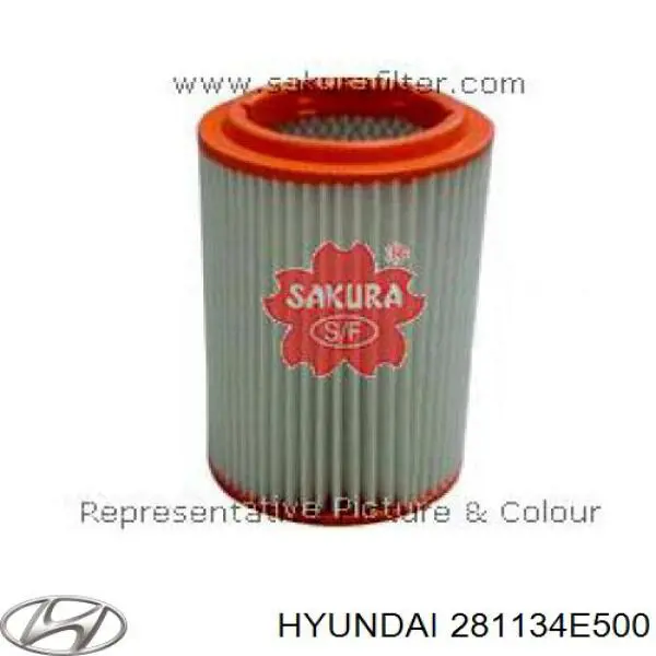 Filtro de ar 281134E500 Hyundai/Kia