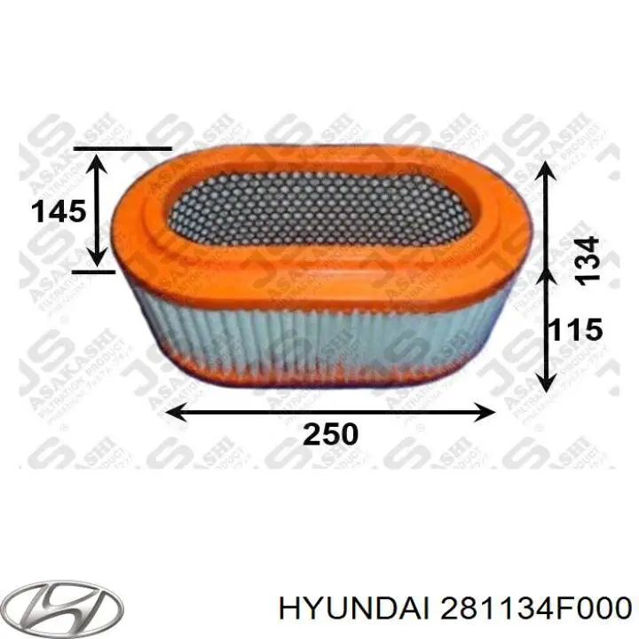 Compre 281134F000 Hyundai/Kia Filtro de ar