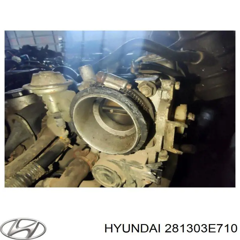 281303E710 Hyundai/Kia Cano derivado de ar, saída de filtro de ar