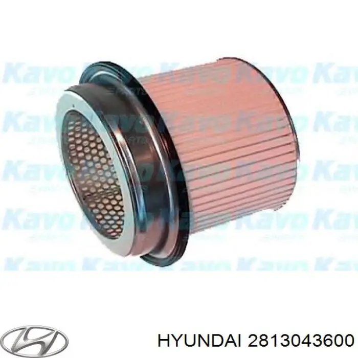2813043600 Hyundai/Kia Filtro de ar