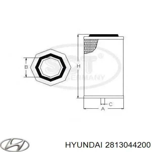 Filtro de ar Hyundai/Kia 2813044200 preço, a partir de 13,60 USD