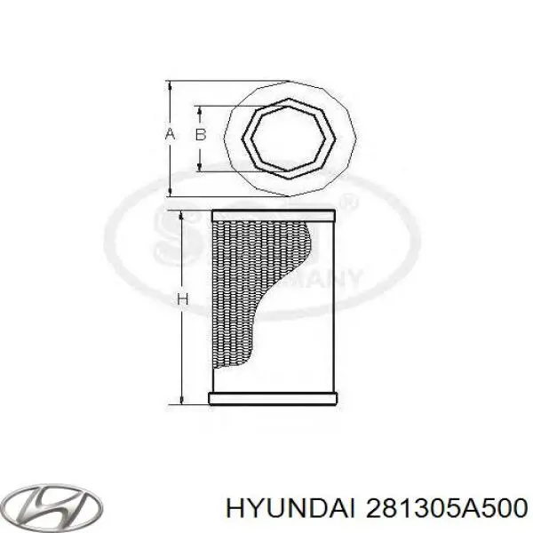 Filtro de ar Hyundai/Kia 281305A500 preço, a partir de 29,33 USD