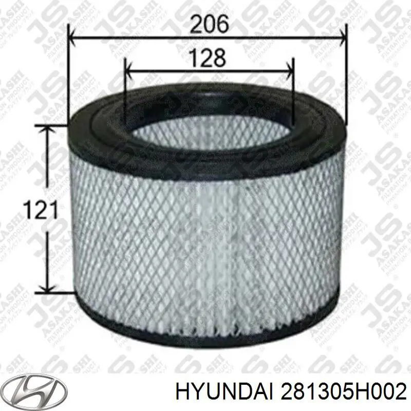 Filtro de ar Hyundai/Kia 281305H002 preço, a partir de 17,40 USD