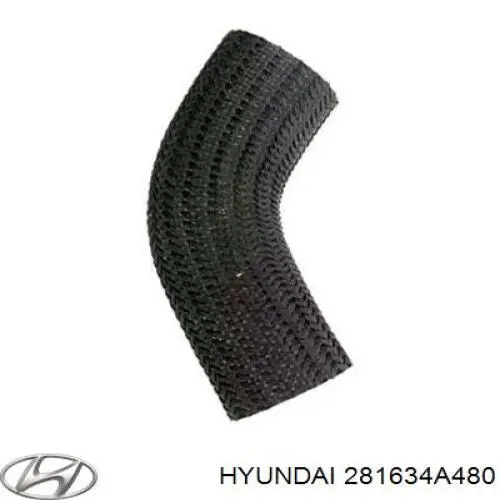281634A480 Hyundai/Kia Mangueira (cano derivado) de intercooler