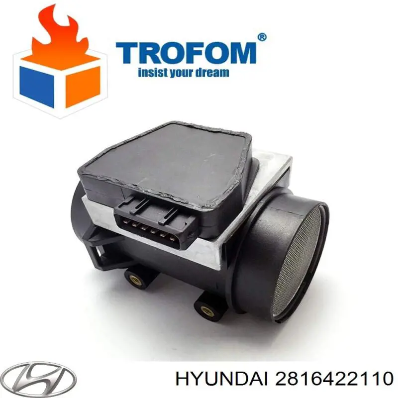 Sensor de fluxo (consumo) de ar, medidor de consumo M.A.F. - (Mass Airflow) Hyundai/Kia 2816422110 preço, a partir de 112,33 USD