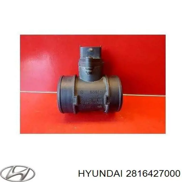 2816427000 Hyundai/Kia Sensor de fluxo (consumo) de ar, medidor de consumo M.A.F. - (Mass Airflow)