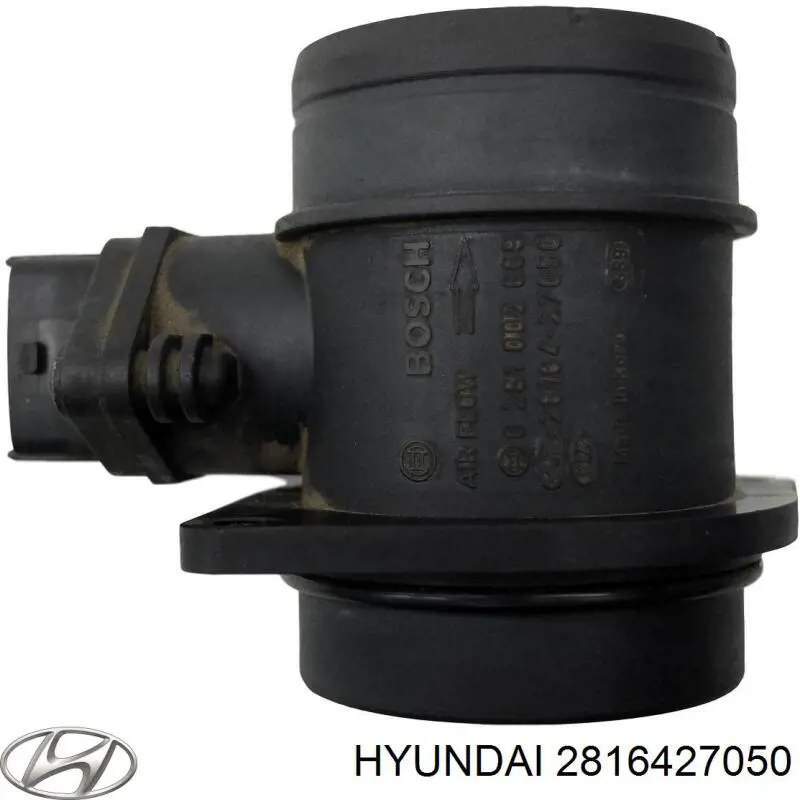 2816427050 Hyundai/Kia Sensor de fluxo (consumo) de ar, medidor de consumo M.A.F. - (Mass Airflow)