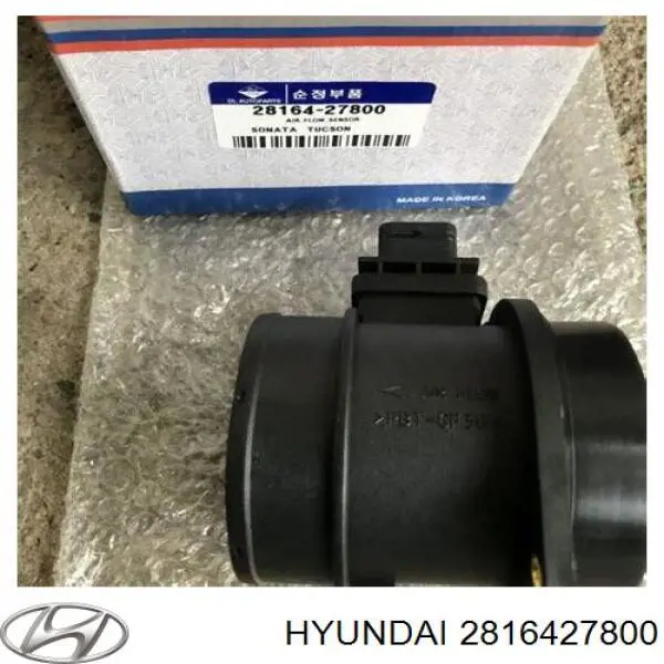 Sensor de fluxo (consumo) de ar, medidor de consumo M.A.F. - (Mass Airflow) Hyundai/Kia 2816427800 preço, a partir de 98,62 USD