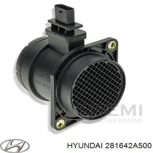 Sensor de fluxo (consumo) de ar, medidor de consumo M.A.F. - (Mass Airflow) Hyundai/Kia 281642A500 preço, a partir de 40,52 USD