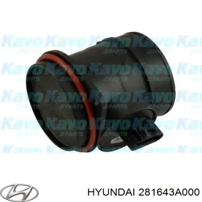 281643A000 Hyundai/Kia Sensor de fluxo (consumo) de ar, medidor de consumo M.A.F. - (Mass Airflow)