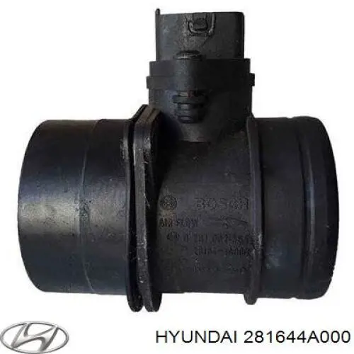 Compre 281644A000 Hyundai/Kia Sensor de fluxo (consumo) de ar, medidor de consumo M.A.F. - (Mass Airflow)