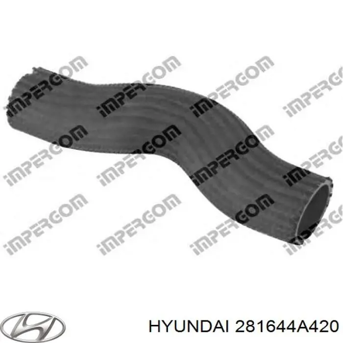 Mangueira (cano derivado) de intercooler Hyundai/Kia 281644A420 preço, a partir de 18,16 USD