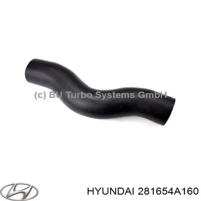 281654A160 Hyundai/Kia Mangueira (cano derivado) de intercooler