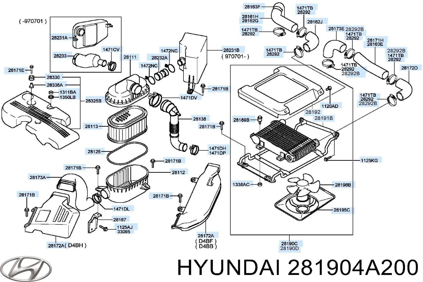 281904A200 Hyundai/Kia 