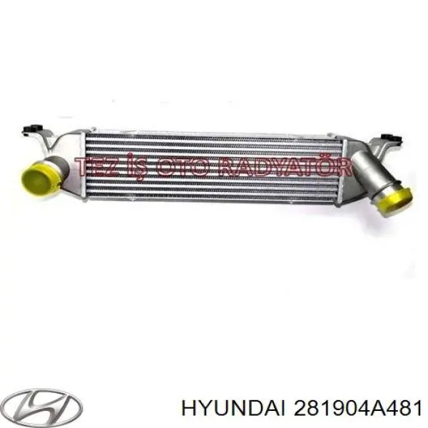 Radiador de intercooler 281904A481 Hyundai/Kia