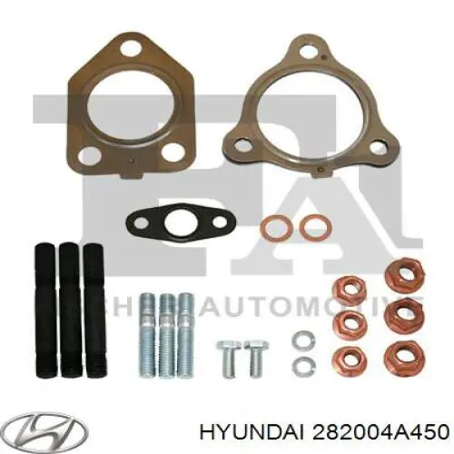 Turbina Hyundai/Kia 282004A450 preço, a partir de 346,20 USD