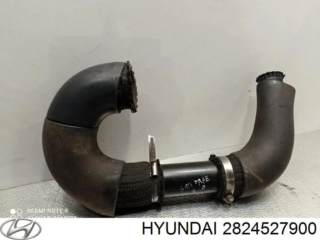 2824527900 Hyundai/Kia Tubo (mangueira) de derivação de óleo de turbina