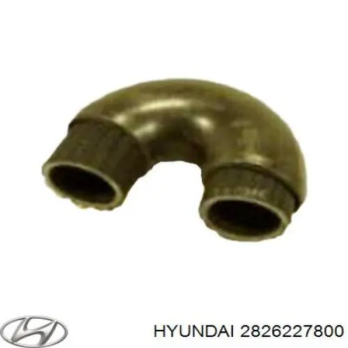 2826227800 Hyundai/Kia Mangueira (cano derivado) de intercooler