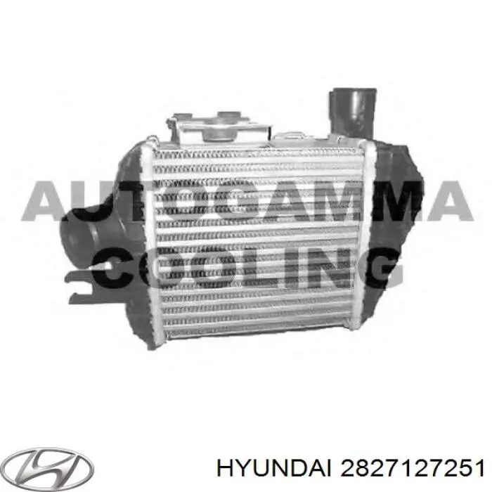 2827127251 Hyundai/Kia Radiador de intercooler