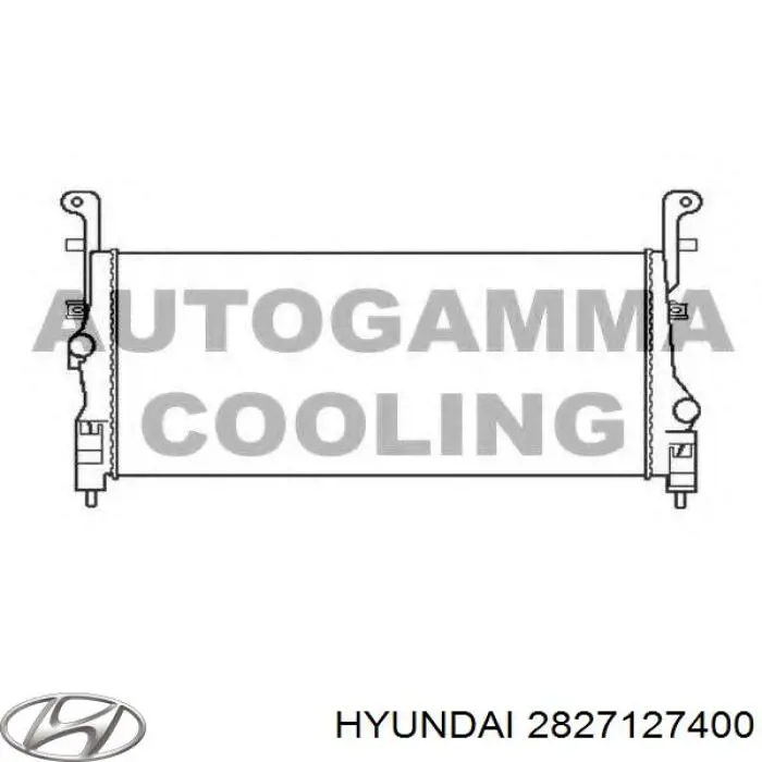 Radiador de intercooler Hyundai Sonata V NF