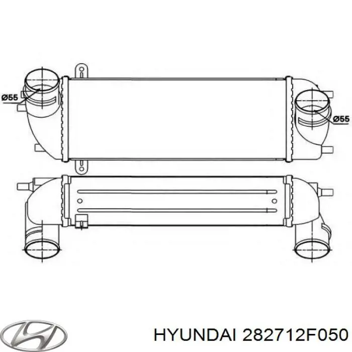 Compre 282712F050 Hyundai/Kia Radiador de intercooler