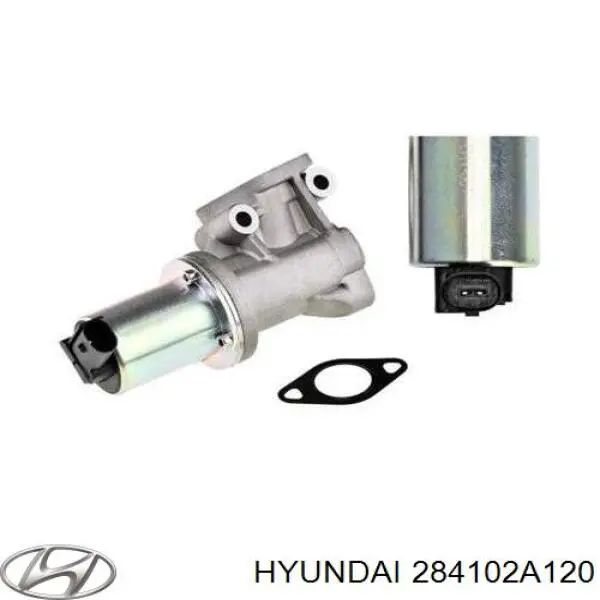 Compre 284102A120 Hyundai/Kia Válvula EGR de recirculação dos gases