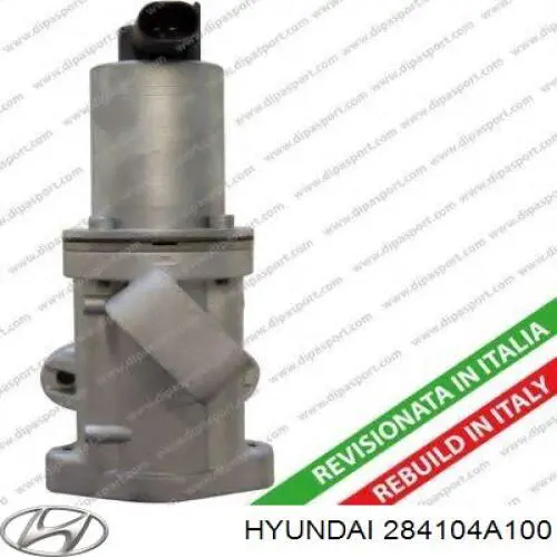 284104A100 Hyundai/Kia Válvula EGR de recirculação dos gases