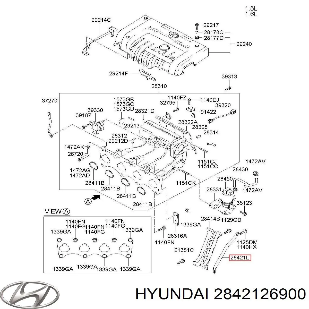 2842126900 Hyundai/Kia 