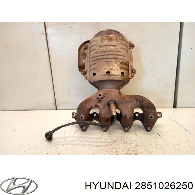 Tubo coletor de escape para Hyundai Getz  