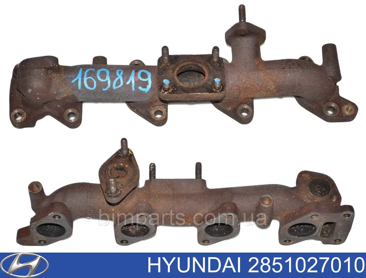 Compre 2851027010 Hyundai/Kia Tubo coletor de escape
