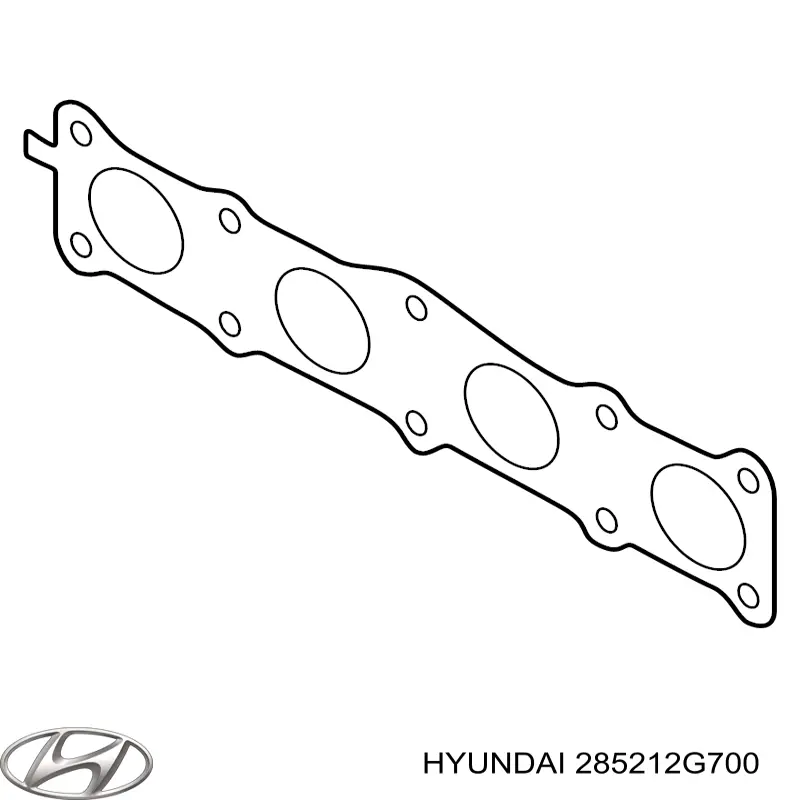 Vedante de tubo coletor de escape Hyundai/Kia 285212G700 preço, a partir de 8,92 USD