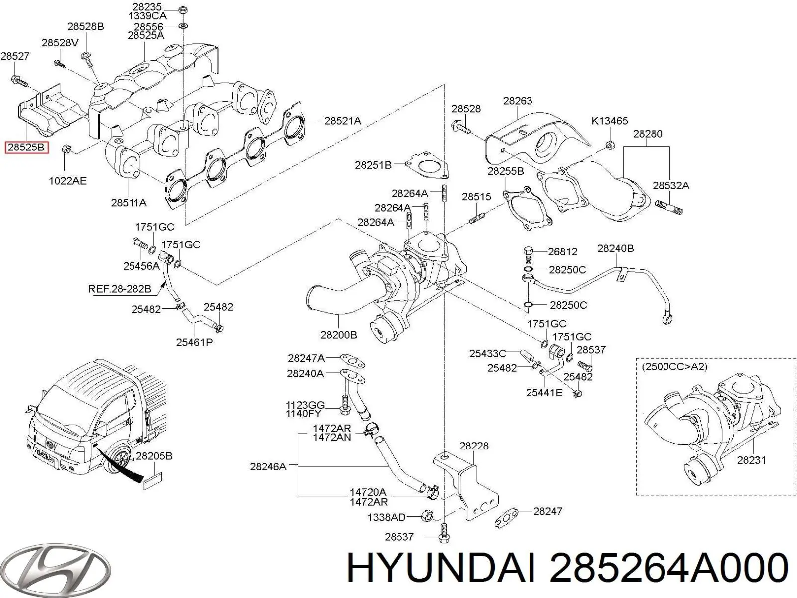  Hyundai/Kia 285264A000 preço, a partir de  