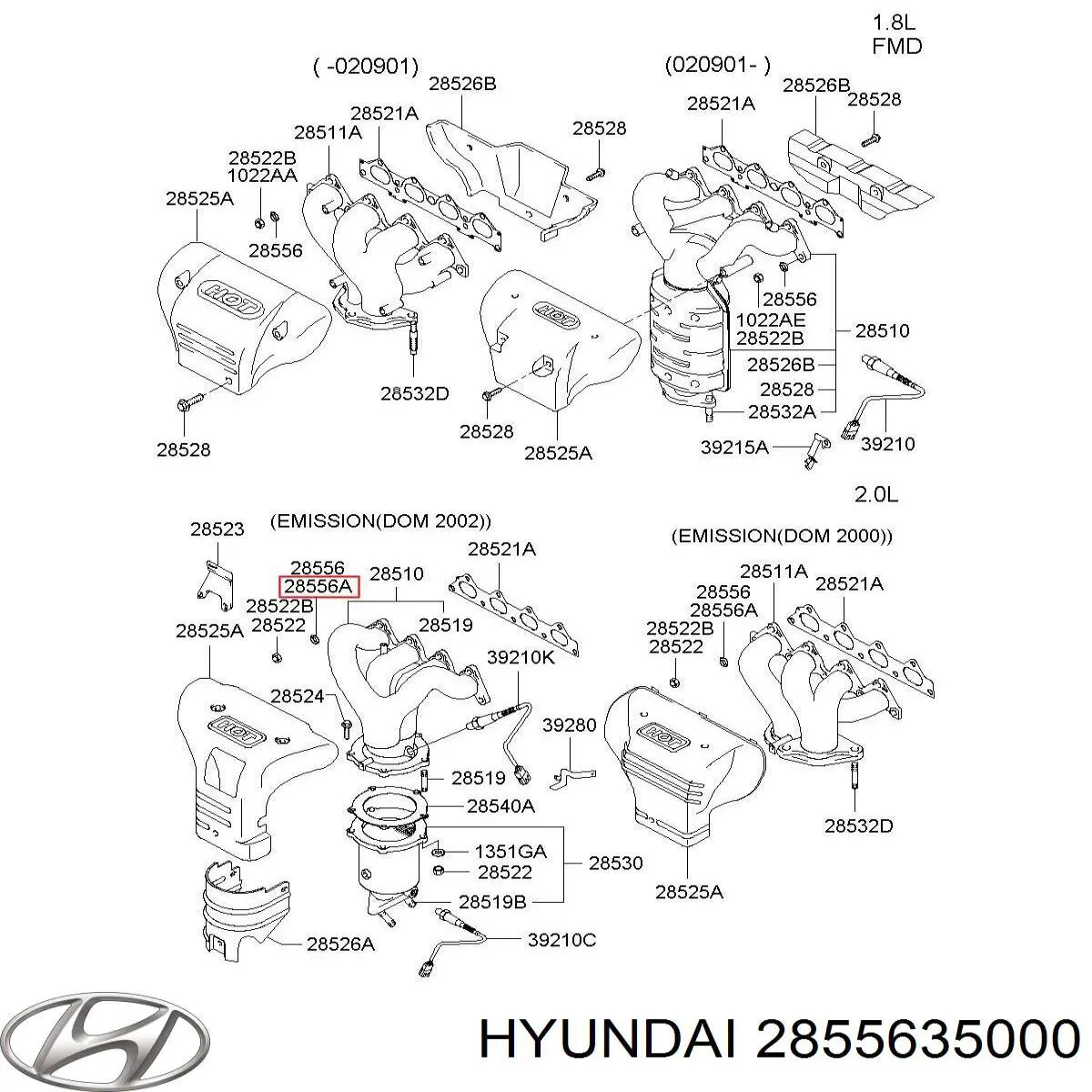 2855635000 Hyundai/Kia 