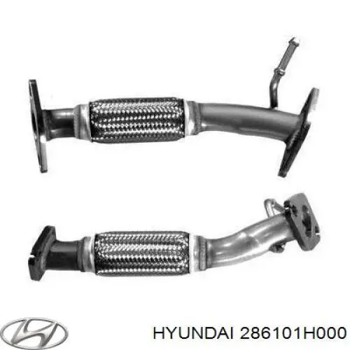 Tubo de escape, desde o catalisador até o silenciador Hyundai/Kia 286101H000 preço, a partir de 62,29 USD